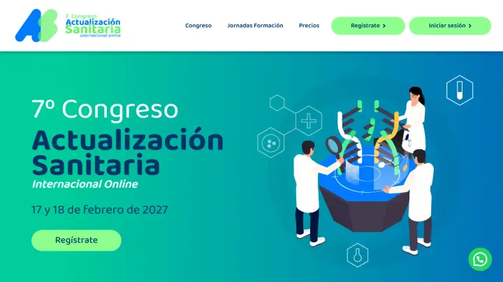 Web oficial del Congreso de Actualización Sanitaria