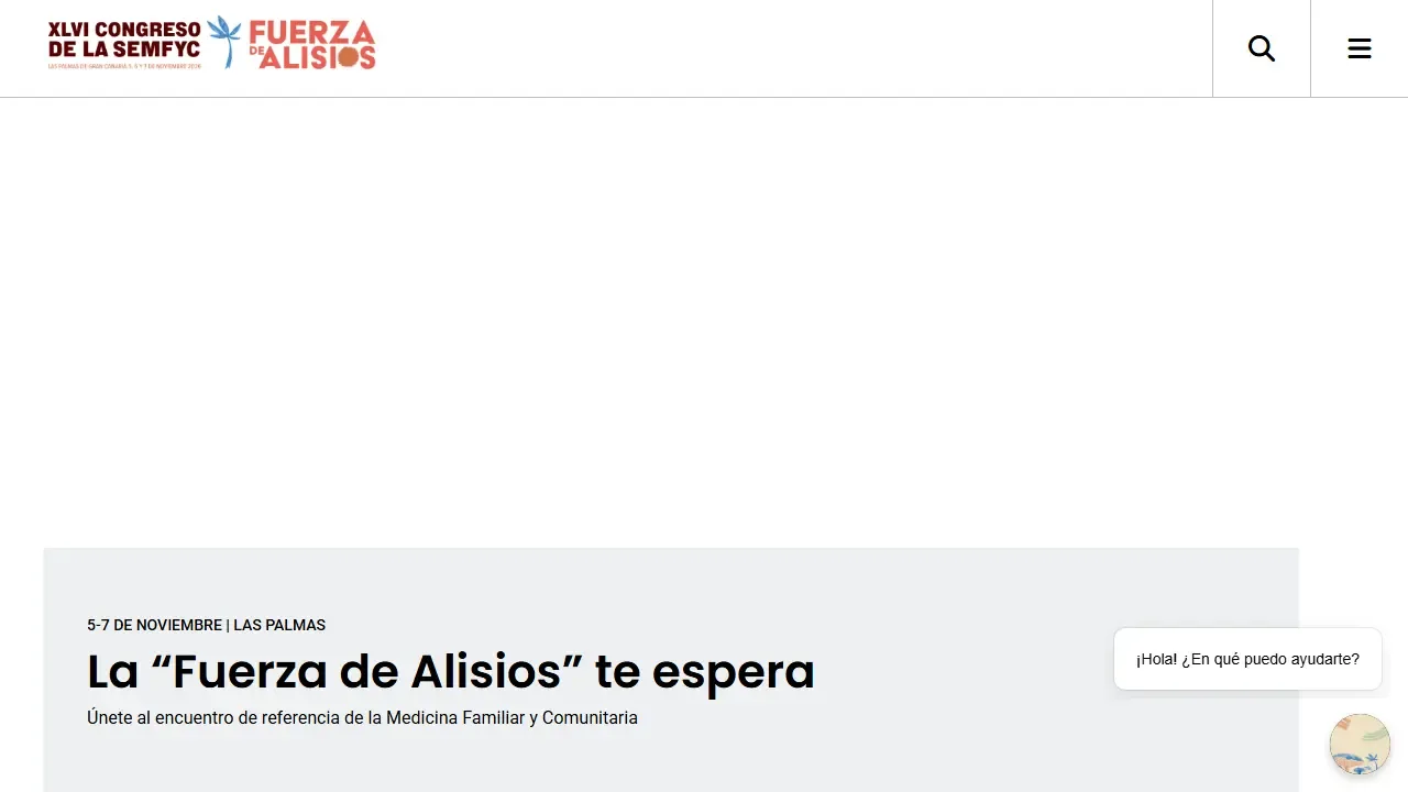 Web oficial del Congreso de la semFYC