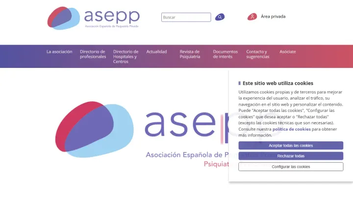 Web oficial del Congreso Nacional de la Asociación Española de Psiquiatría Privada (ASEPP)