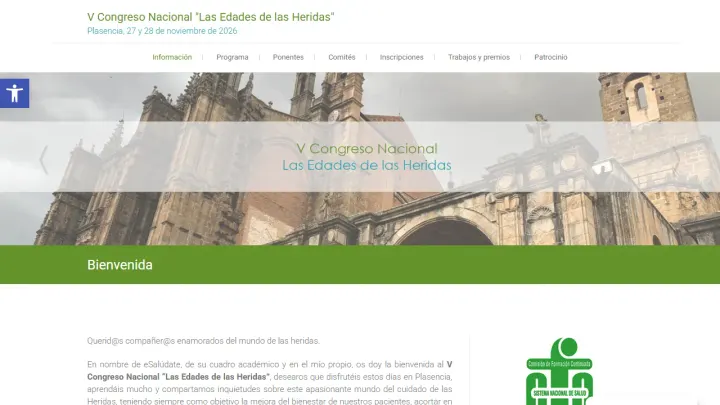 Web oficial del Congreso Nacional Las Edades de las Heridas
