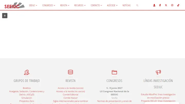 Web oficial del Congreso Nacional SEEIUC