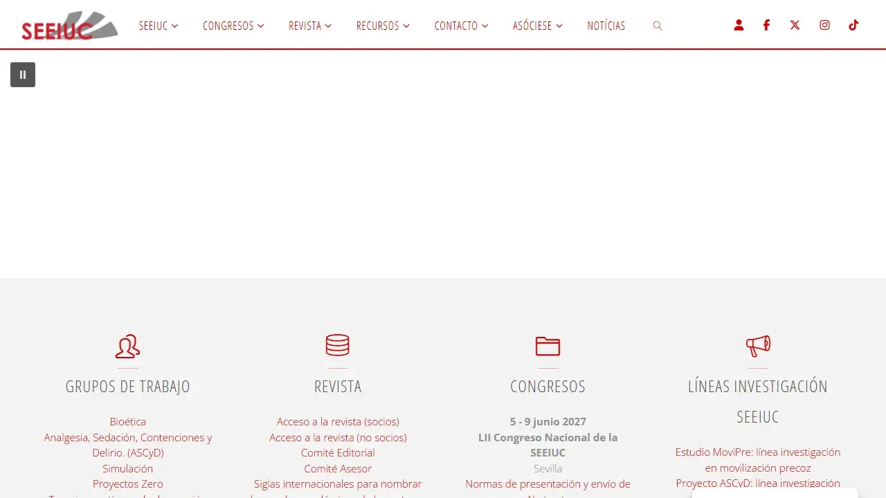 Web oficial del Congreso Nacional SEEIUC
