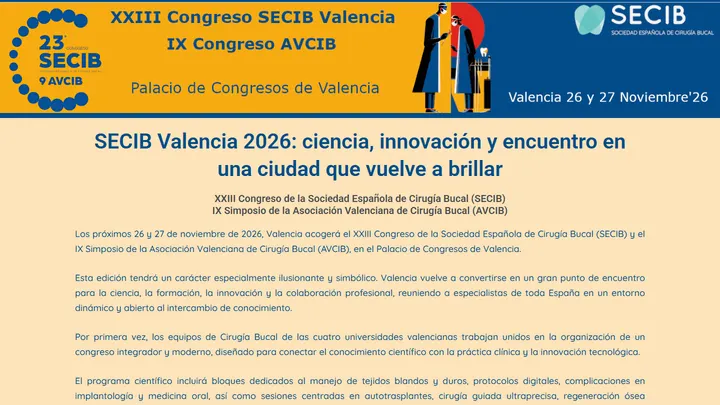 Web oficial del Congreso SECIB