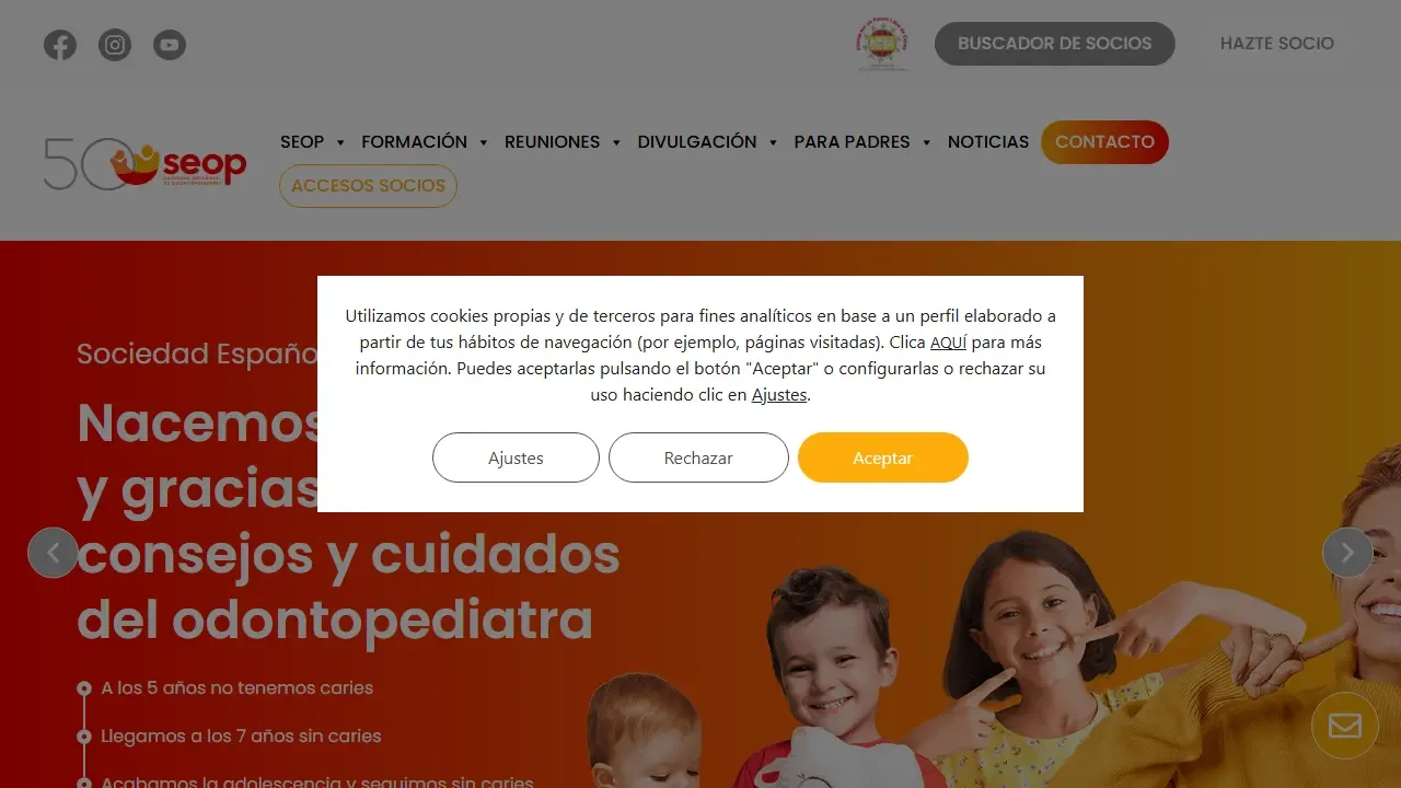 Web oficial del Congreso SEOP