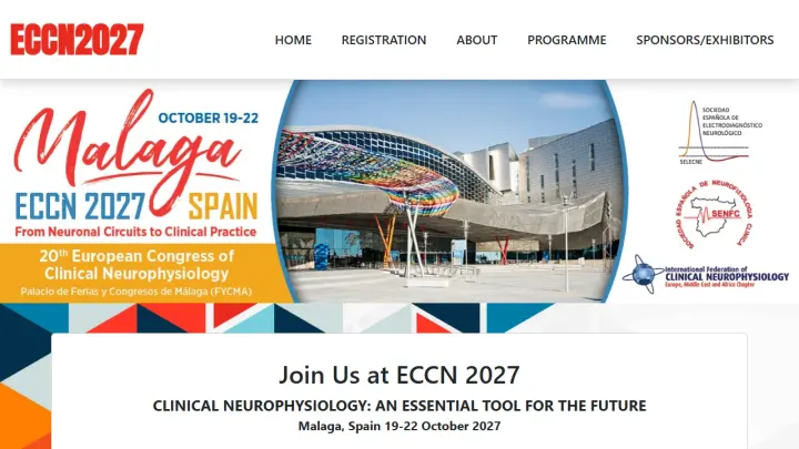 Web oficial de 20th European Congress for Clinical Neurophysiology (ECCN )