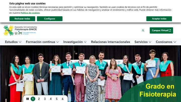 Web oficial de Jornadas de Fisioterapia y 7ª Conferencia CRAFTA