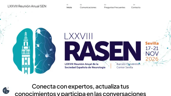 Web oficial de Reunión Anual de la Sociedad Española de Neurología